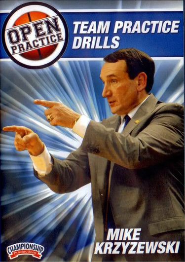 Mike Krzyzewski Open Practice: Team Practice Drills by Mike Krzyzewski Instructional Basketball Coaching Video